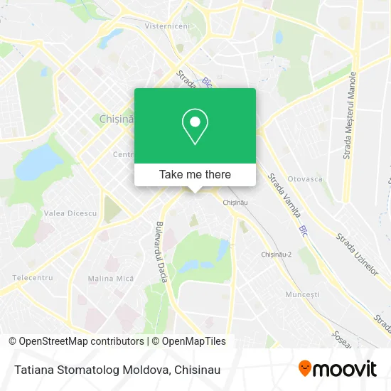 Карта Tatiana Stomatolog Moldova