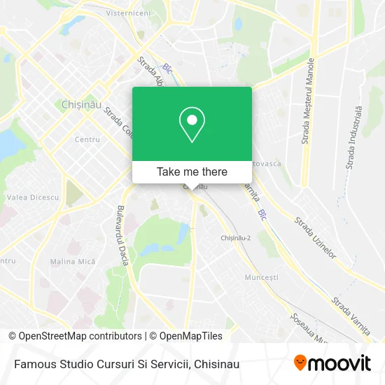 Карта Famous Studio Cursuri Si Servicii