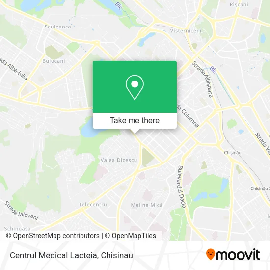 Карта Centrul Medical Lacteia