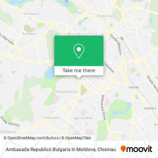 Ambasada Republicii Bulgaria în Moldova map