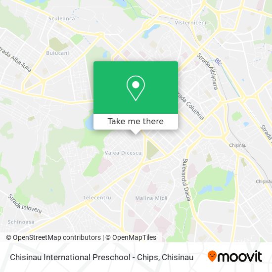 Chisinau International Preschool - Chips map