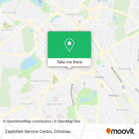Карта Zapbitteh Service Centru