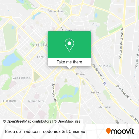 Карта Birou de Traduceri Teodonica Srl