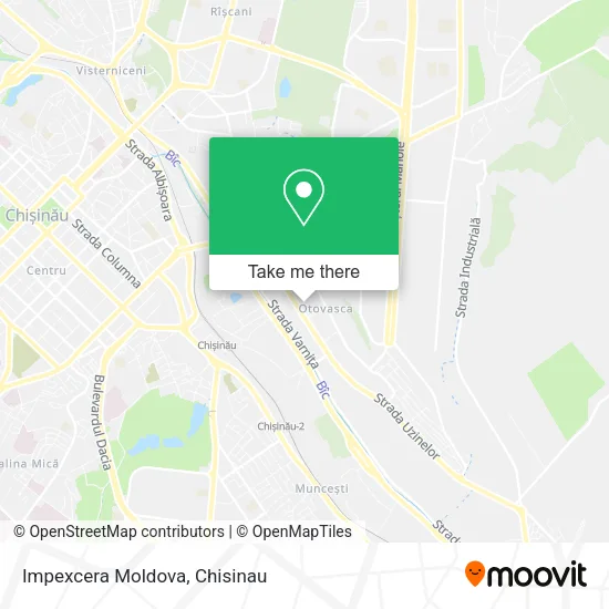 Impexcera Moldova map
