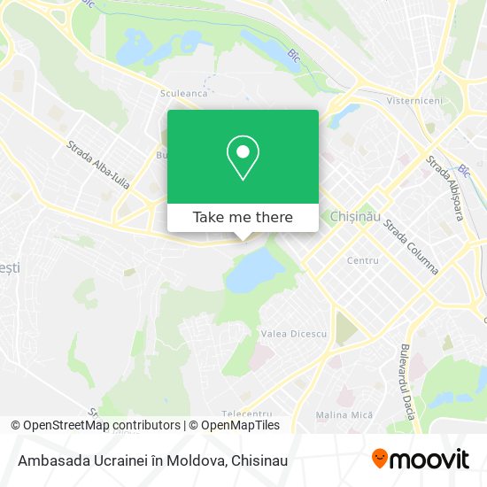 Ambasada Ucrainei în Moldova map