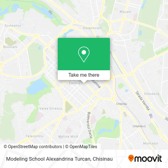 Карта Modeling School Alexandrina Turcan