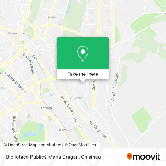 Карта Biblioteca Publică Maria Dragan
