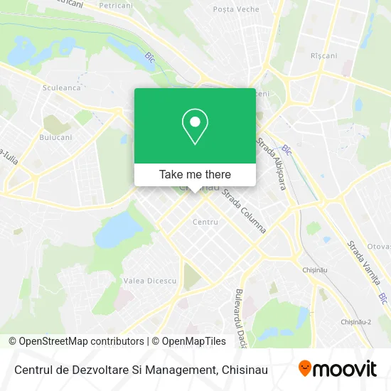 Карта Centrul de Dezvoltare Si Management