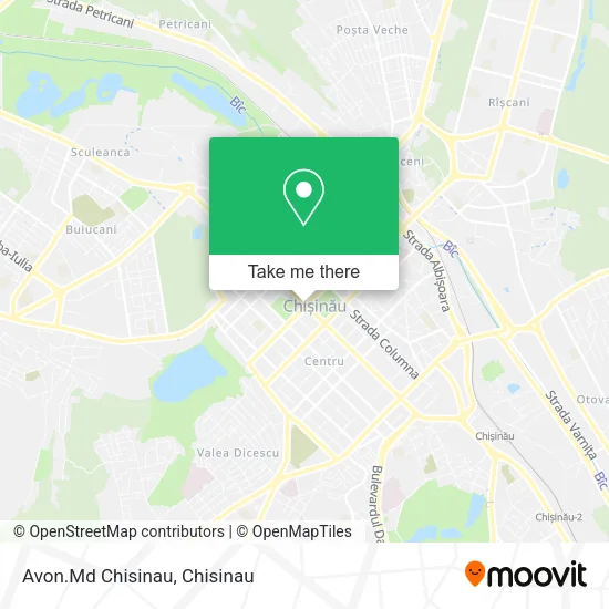 Карта Avon.Md Chisinau