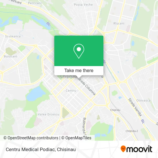 Карта Centru Medical Podiac