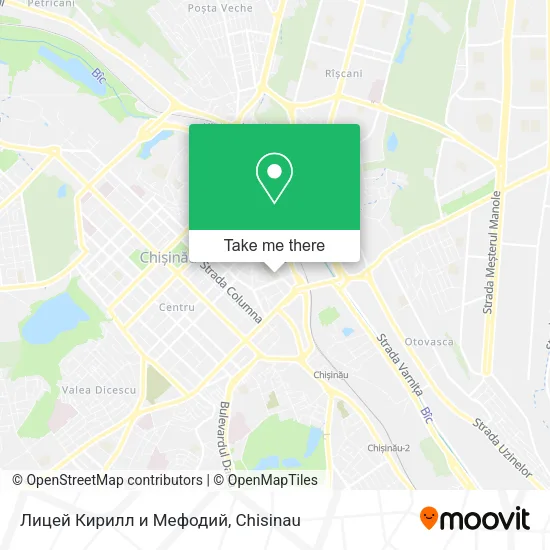 Карта Лицей Кирилл и Мефодий