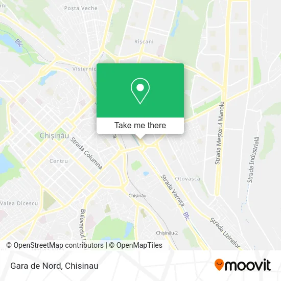Карта Gara de Nord