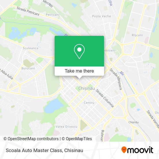 Карта Scoala Auto Master Class
