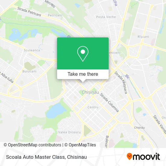 Карта Scoala Auto Master Class
