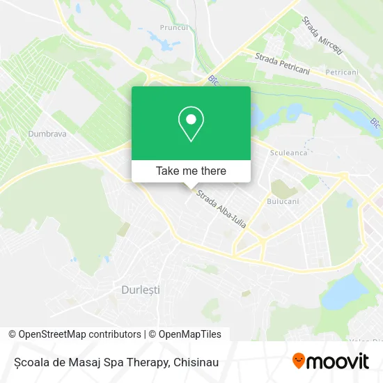 Карта Școala de Masaj Spa Therapy