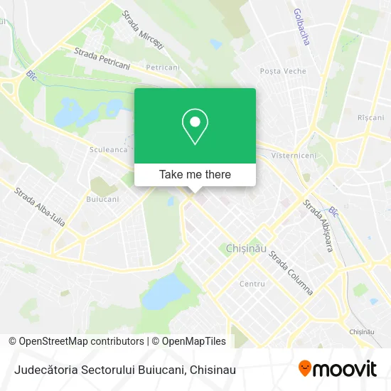 Карта Judecătoria Sectorului Buiucani