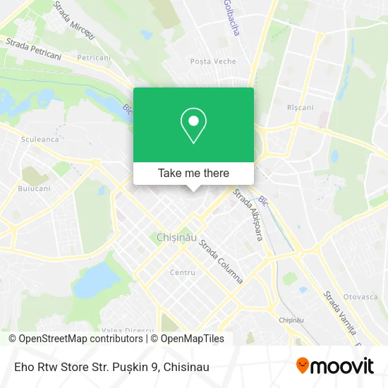 Карта Eho Rtw Store Str. Pușkin 9