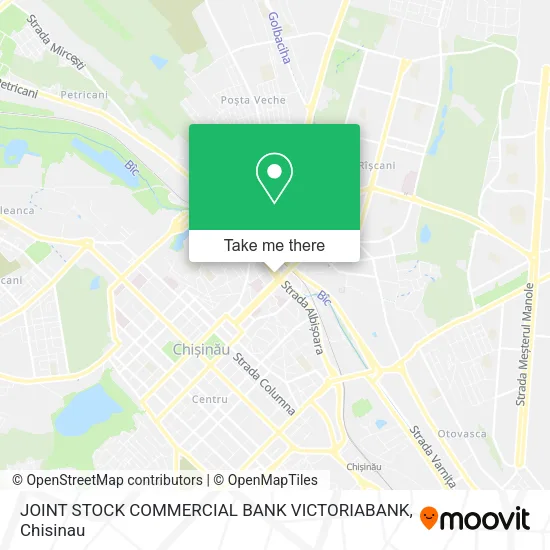 Карта JOINT STOCK COMMERCIAL BANK VICTORIABANK