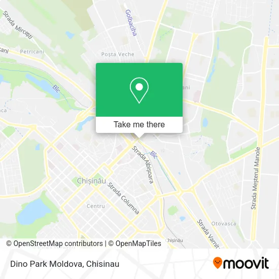 Карта Dino Park Moldova