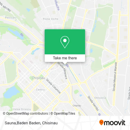 Sauna,Baden Baden map