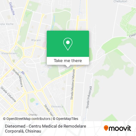 Карта Dieteomed - Centru Medical de Remodelare Corporală