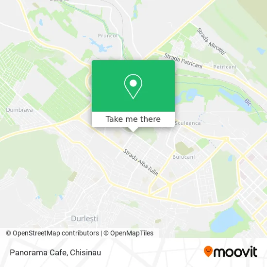 Карта Panorama Cafe