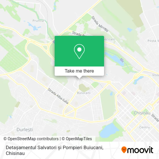 Detașamentul Salvatori și Pompieri Buiucani map