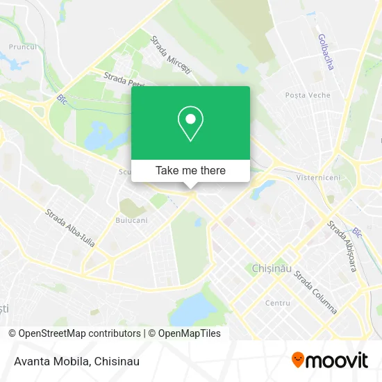 Avanta Mobila map