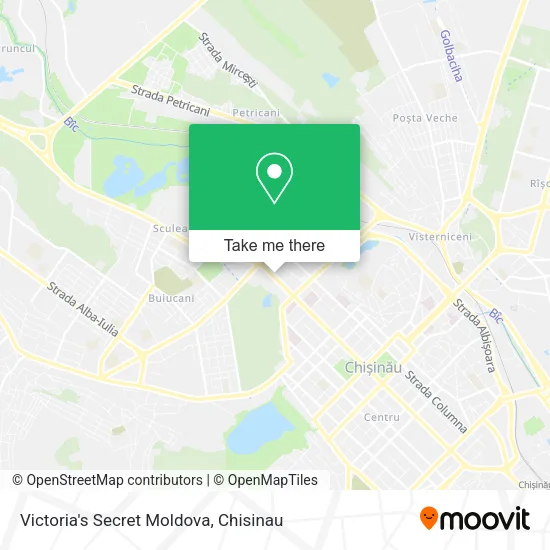 Victoria's Secret Moldova map