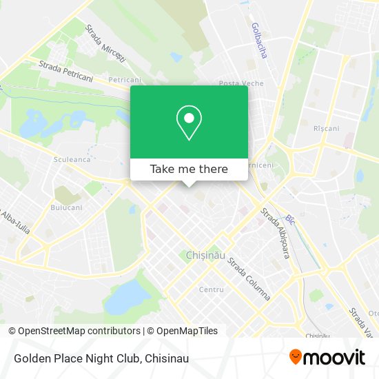Golden Place Night Club map