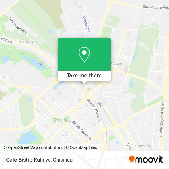 Cafe-Bistro Kuhnya map
