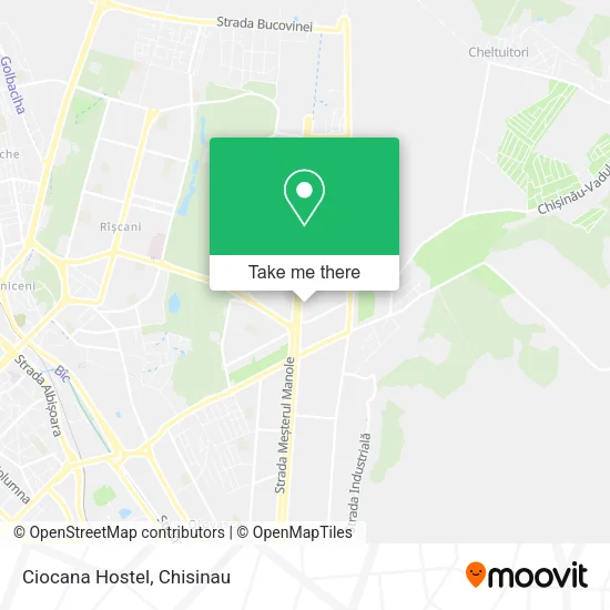 Карта Ciocana Hostel