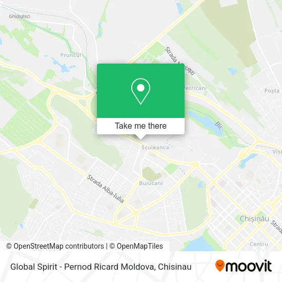 Карта Global Spirit - Pernod Ricard Moldova