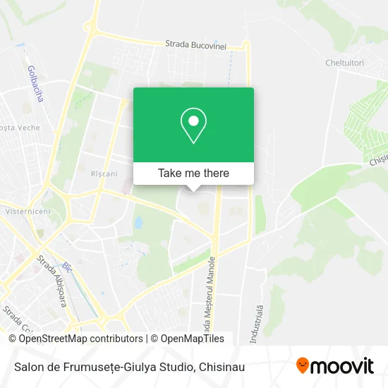 Карта Salon de Frumusețe-Giulya Studio