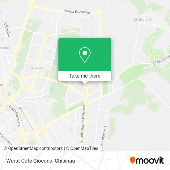 Wurst Cafe Ciocana map