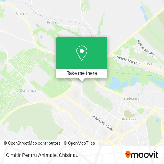 Cimitir Pentru Animale map