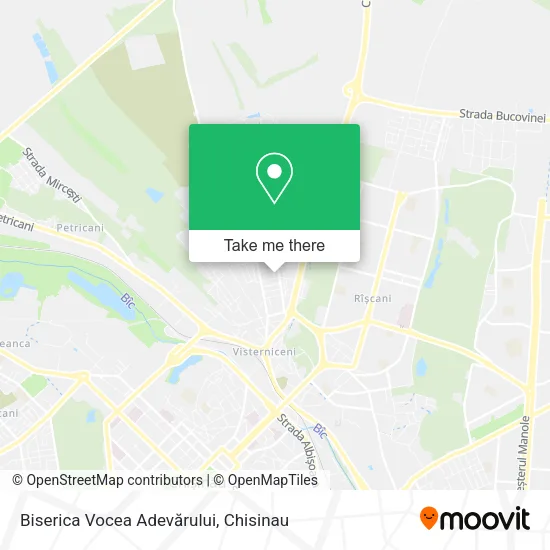 Карта Biserica Vocea Adevărului