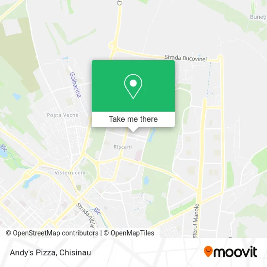 Карта Andy's Pizza
