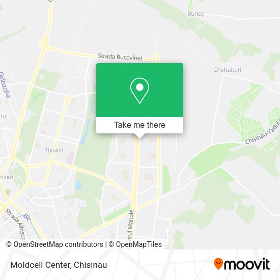 Карта Moldcell Center