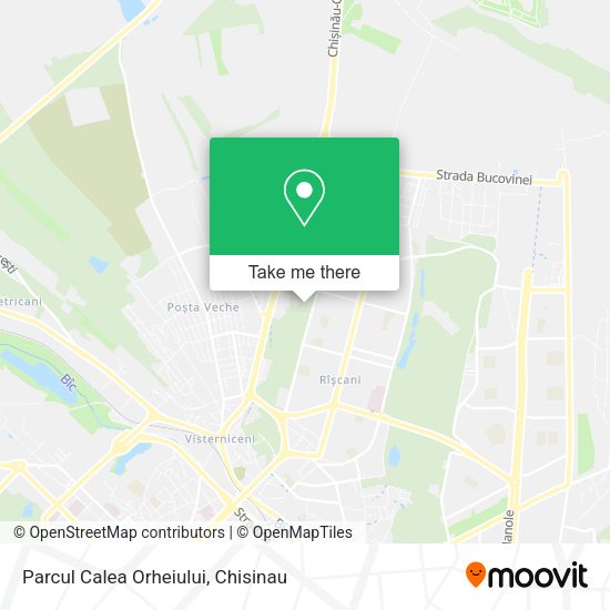 Карта Parcul Calea Orheiului