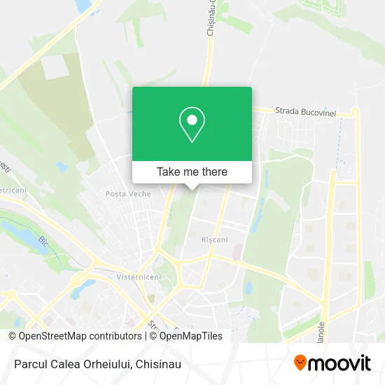 Карта Parcul Calea Orheiului