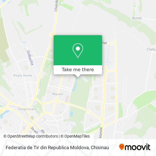 Federatia de Tir din Republica Moldova map