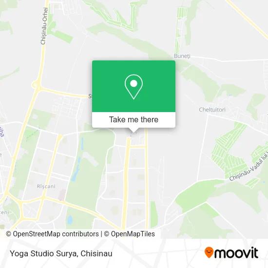 Yoga Studio Surya map