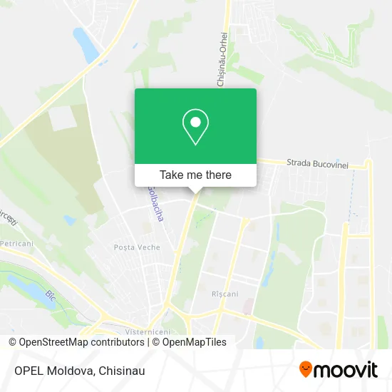 OPEL Moldova map