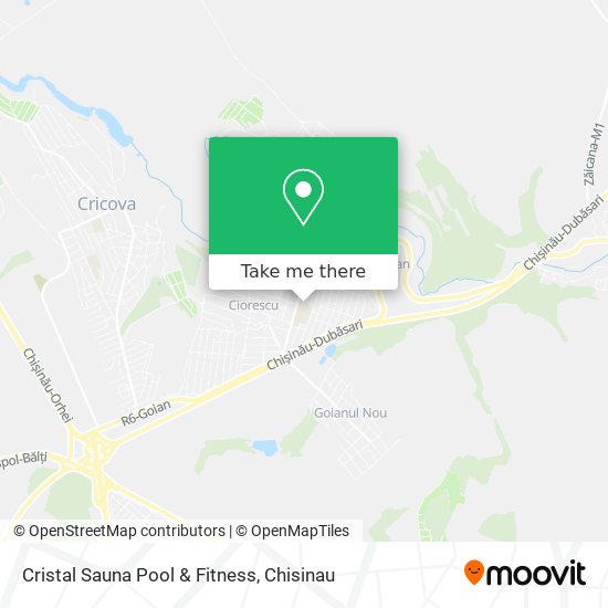 Cristal Sauna Pool & Fitness map