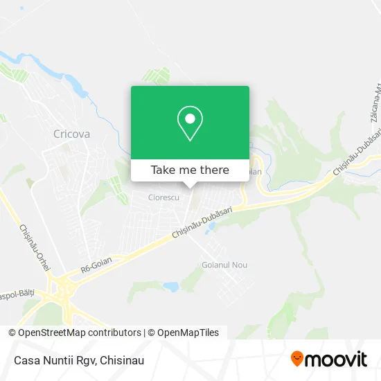 Карта Casa Nuntii Rgv