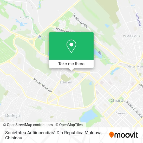Карта Societatea Antiincendiară Din Republica Moldova