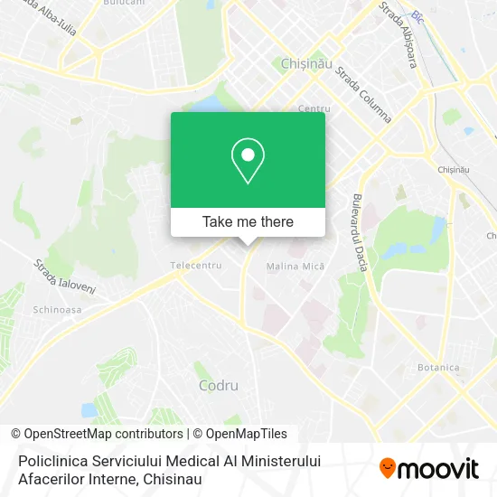 Policlinica Serviciului Medical Al Ministerului Afacerilor Interne map