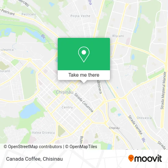 Карта Canada Coffee