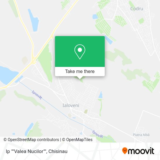 Карта Ip ""Valea Nucilor""